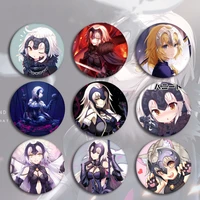 2021 anime fate badges on a backpack ruler joan of arc icon pins badge decoration brooches metal badges for clothes bag diy