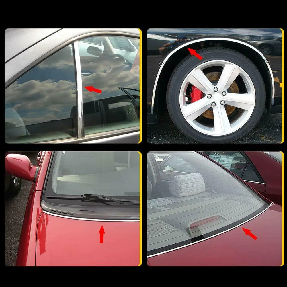 

Trim Decorative Strip Universal 5/16\\\\\\\" 8mm Accessory Car Molding Parts