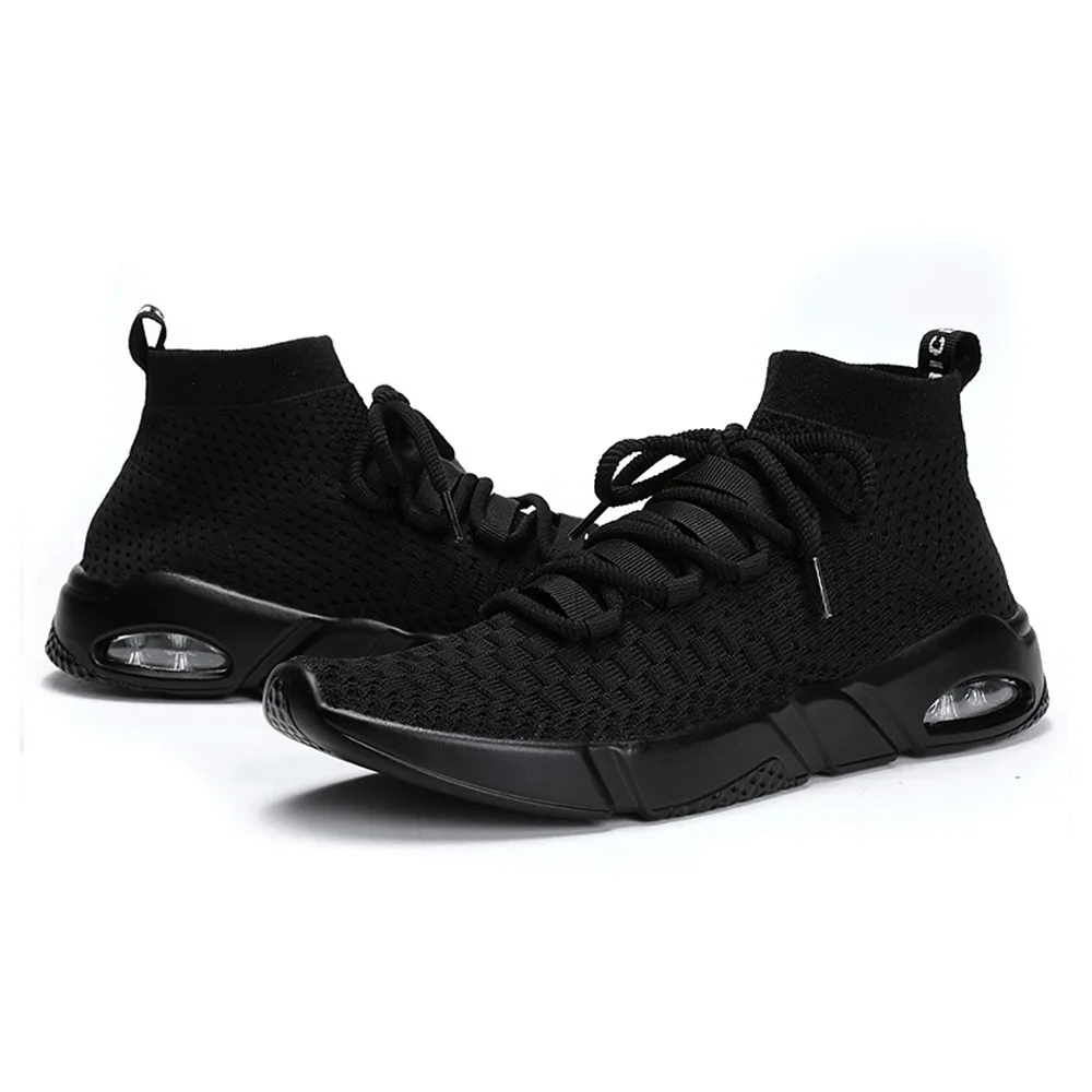 2019 Новинка Спортивная обувь с высоким берцем Для мужчин повседневная Fly