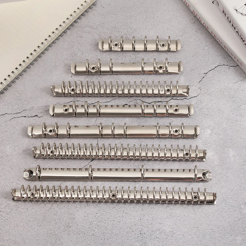 1 шт. A4/B5/A5/A6/A7 металлический зажим DIY Спиральные кольца в форме листа папка для файлов зажим для ноутбука аксессуары канцелярские принадлежности