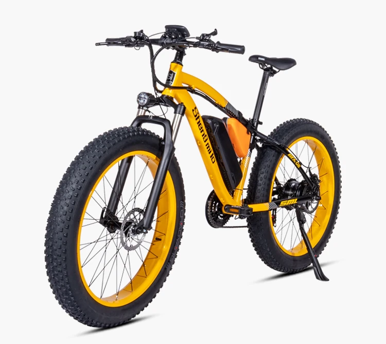 Electric bike 1000W Electric Fat Bike Beach Bike Cruiser Electric Bicycle 48Ｖ17ＡＨ lithium battery ebike electric mountain bike