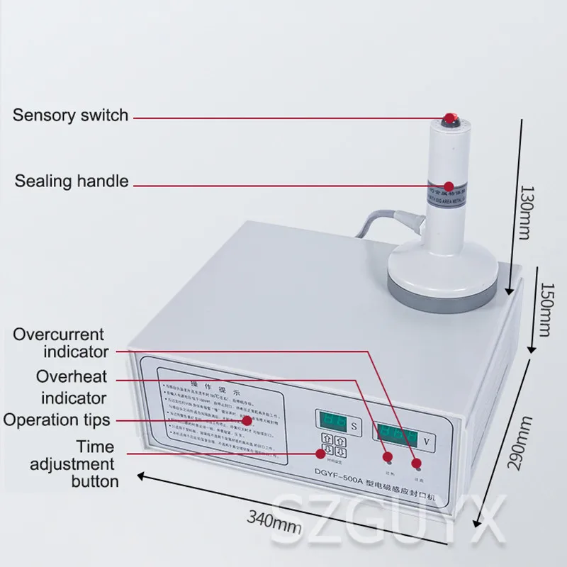 Коммерческий прокладка из алюминиевой фольги машина запечатывания