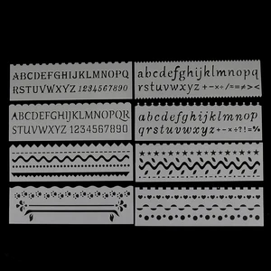 Трафарет для настенной живописи, штампованная для скрапбукинга, в форме волны