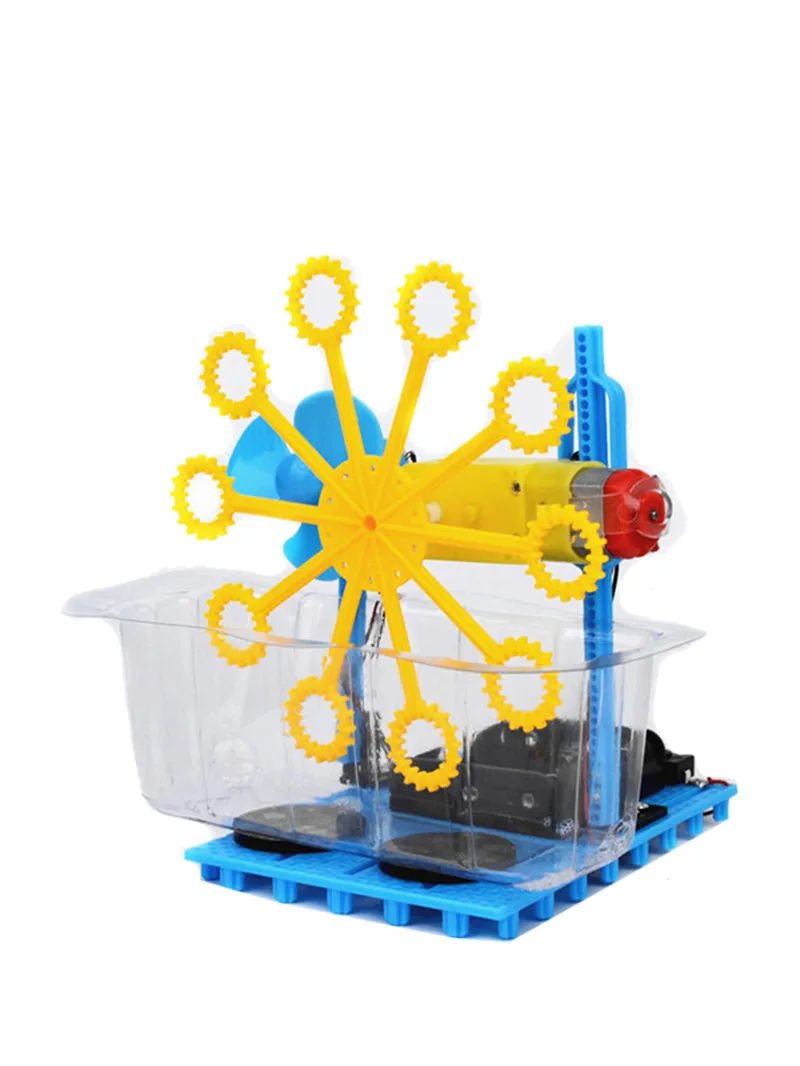 DIY Bubble Machine домашняя сборка электрическая игрушка креативный