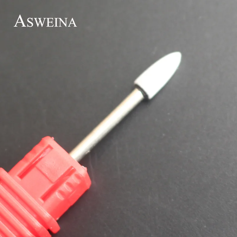 A2 ASWEINA, 1 шт., белый цвет, керамический камень, сверло для ногтей, инструменты для дизайна ногтей, Электрический Маникюрный аппарат, аксессуары, резак, пилки для ногтей - Цвет: A2