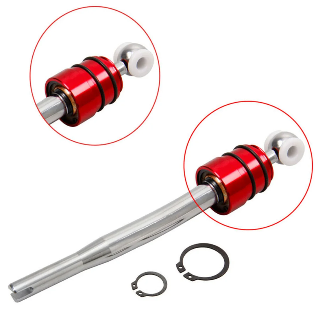 1 шт. быстросменный автомобильный красный короткий рычаг переключения передач