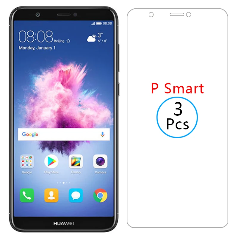 

protective tempered glass for huawei p smart screen protector on psmart smar safety film huawey huawe huwei hawei huawi huawai