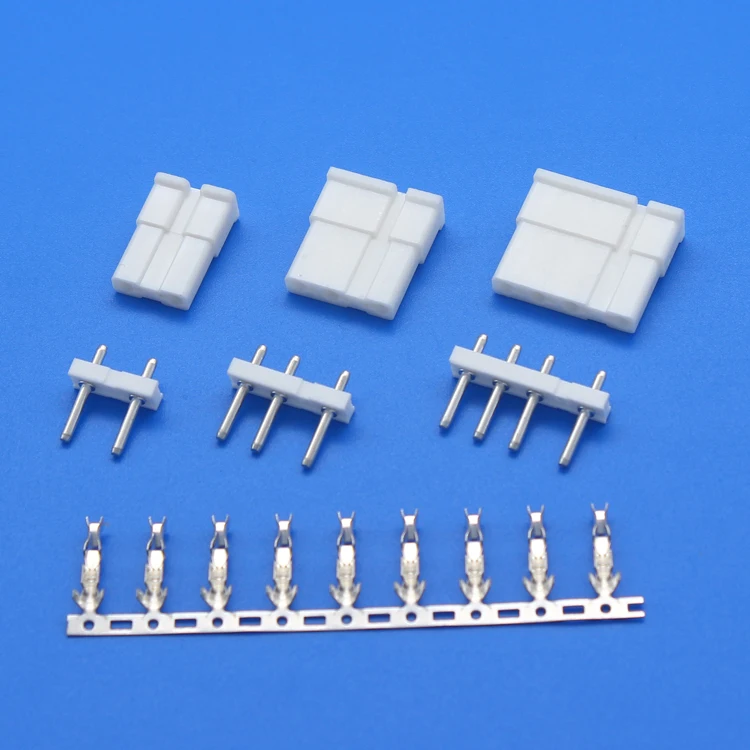 

20sets TJC2 terminal block plug 7.5-5mm connector plug + straight pin holder + terminal 2p/3p/4p/5p/6p