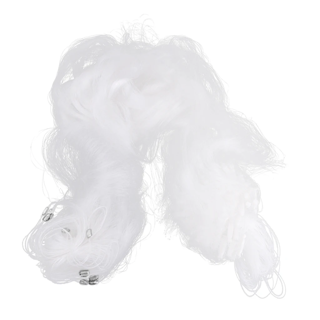 50 м 3 слойная рыболовная сетчатая ловушка нейлоновая прозрачная Ловушка с поплавком мононить жаберная сеть