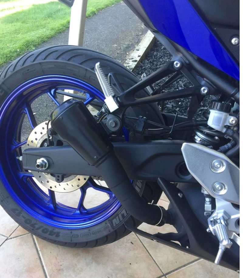 Мотоцикл выхлопной выпускной; обувь для езды на мотоцикле YZF-R3 YZF-R25 MT-03 MT03 YZF R3 R25