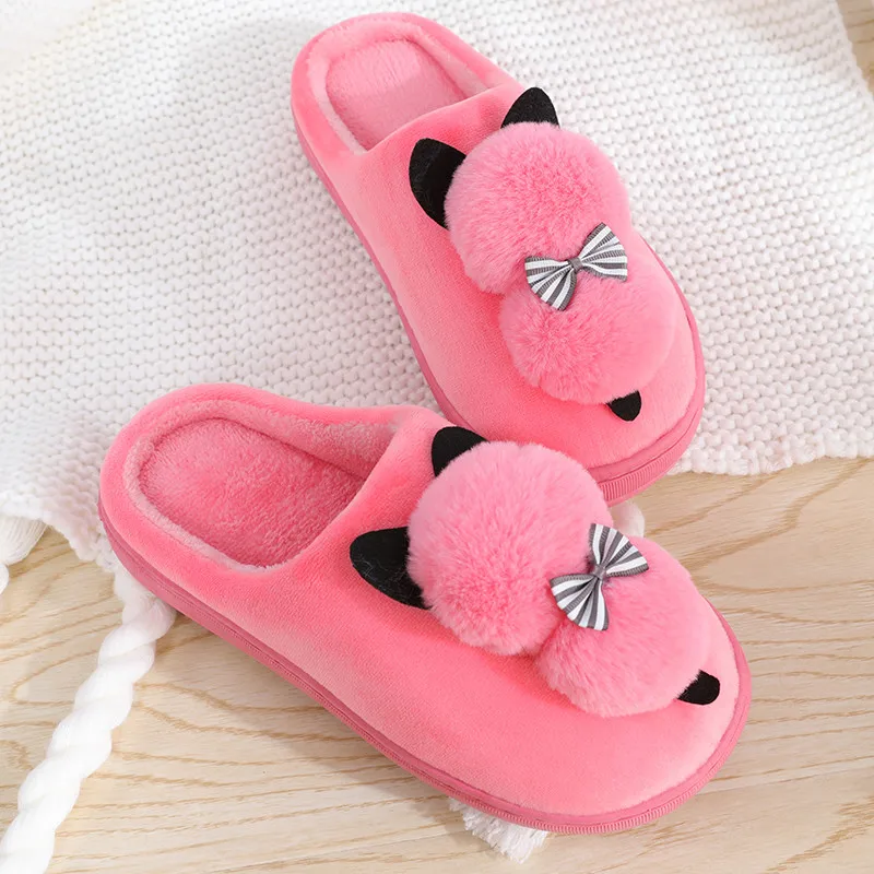 2019 женские хлопковые домашние тапочки женская домашняя обувь с рисунком кота