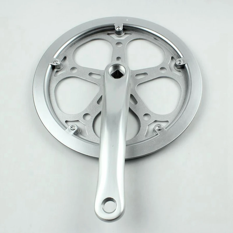 Folding Bike Crankset 52T Square Hole 170mm CNC Bicycle Crank Set Sprocket |