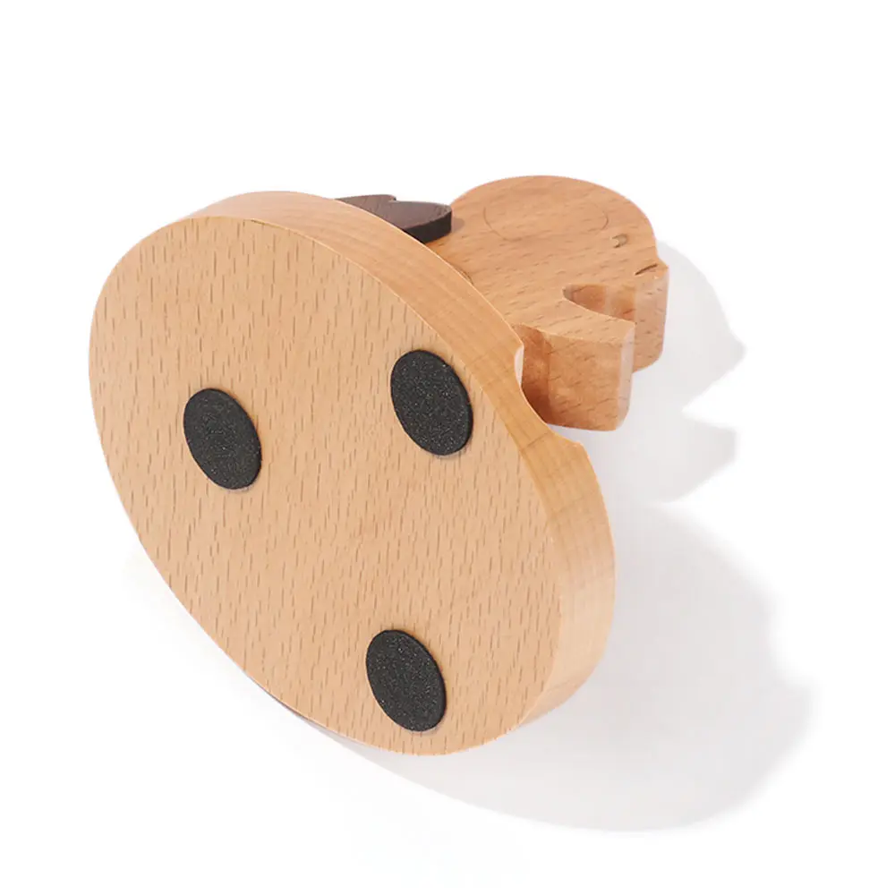 Деревянная универсальная настольная подставка держатель для смартфона и