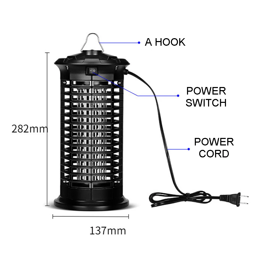 

UV Photocatalysis Anti Bug Zapper Flies Pest Trap Repellent USB Electric Insect Photocatalysis Anti Insect Trap Radiationless