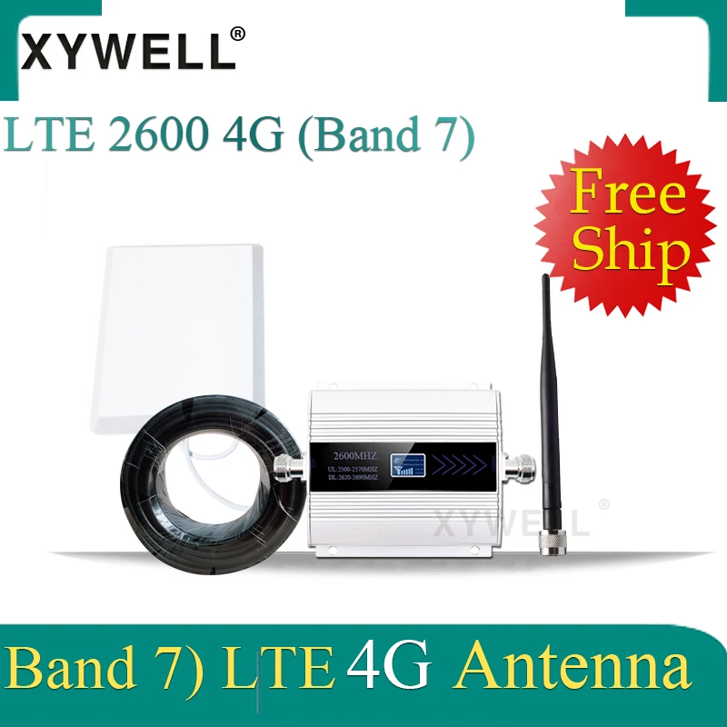 Усилитель сигнала сотового телефона FDD LTE 2600 МГц полоса 7 4G GSM ретранслятор сетевой сигнала|Усилители сигнала|
