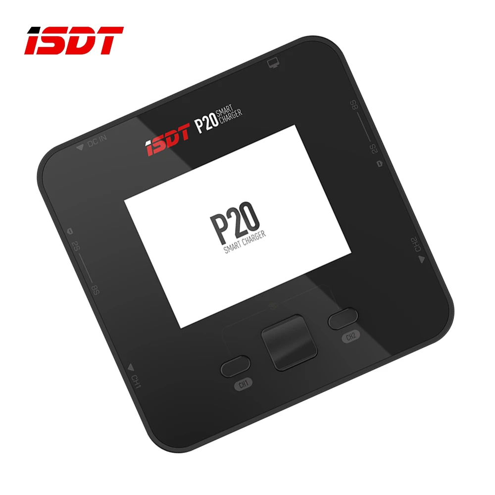ISDT P20 500 Вт X2 20A x2 Двухканальное балансирующее зарядное устройство для