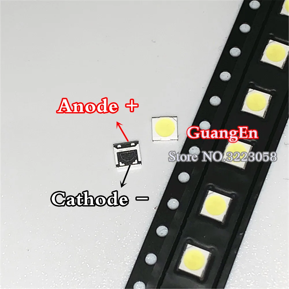 Оригинальная светодиодная подсветка 1000 шт. для WOOREE высокой мощности 2 Вт 6 в 3535