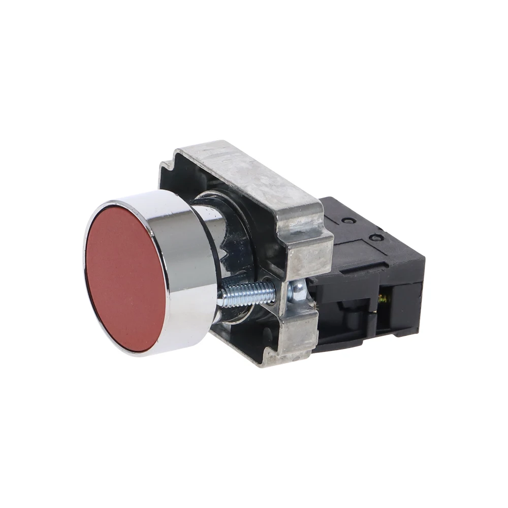 5 шт. 22 мм Красный Мгновенный кнопочный переключатель Φ 1NC|switch switch|switch 22mmswitch 5pcs |