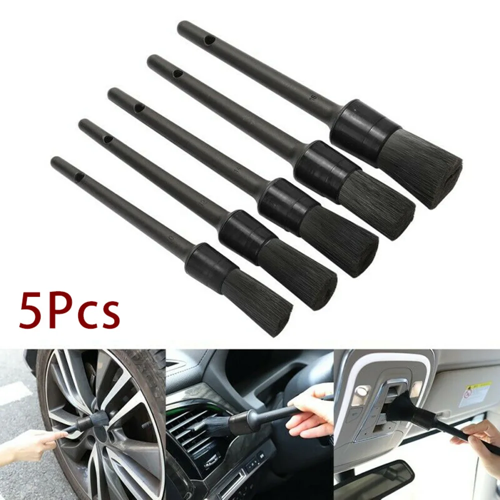 

5pcs/Set Detailing Brush For Wheel Clean Interior Kit Plastic Vehicle Hot Sale