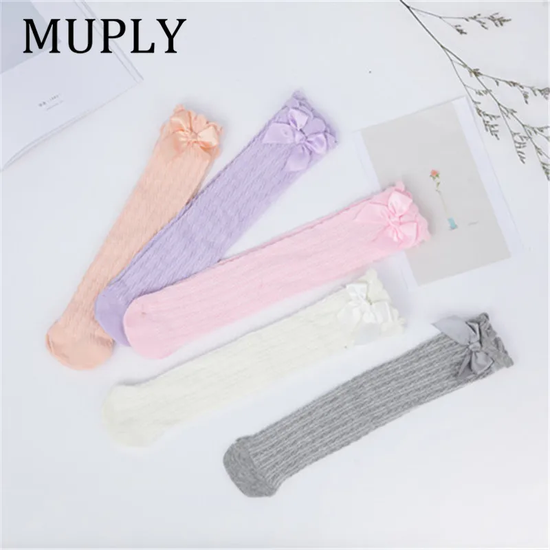 Носки для маленьких девочек Meias Infantil милые детские длинные ботинки Детские