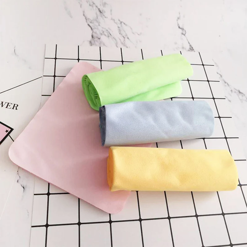 Ткань для очков имитация кожи микрофибра мобильный телефон салфетка протирки