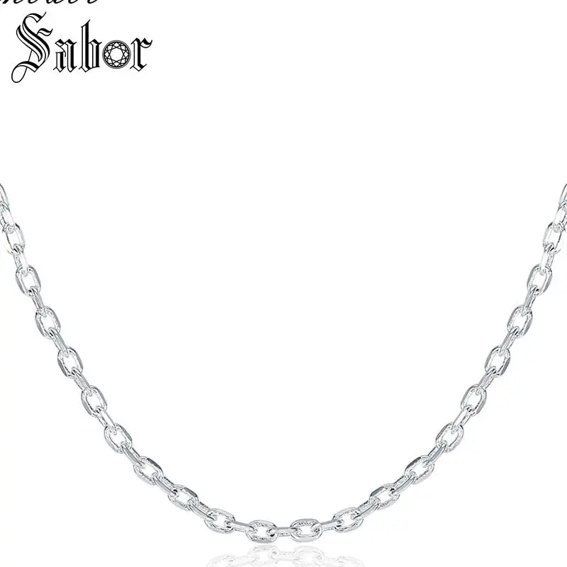 Цепочка с геометрическим рисунком для мужчин и женщин офисное ожерелье