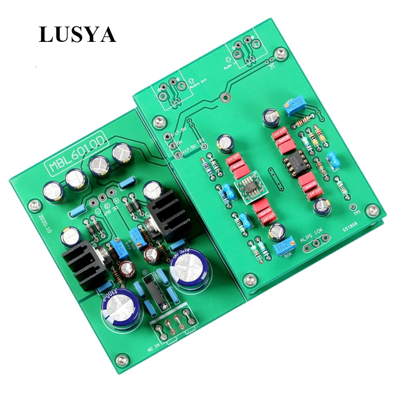 Предварительный усилитель Lusya MBL6010D сбалансированный OP627 с фильтрацией