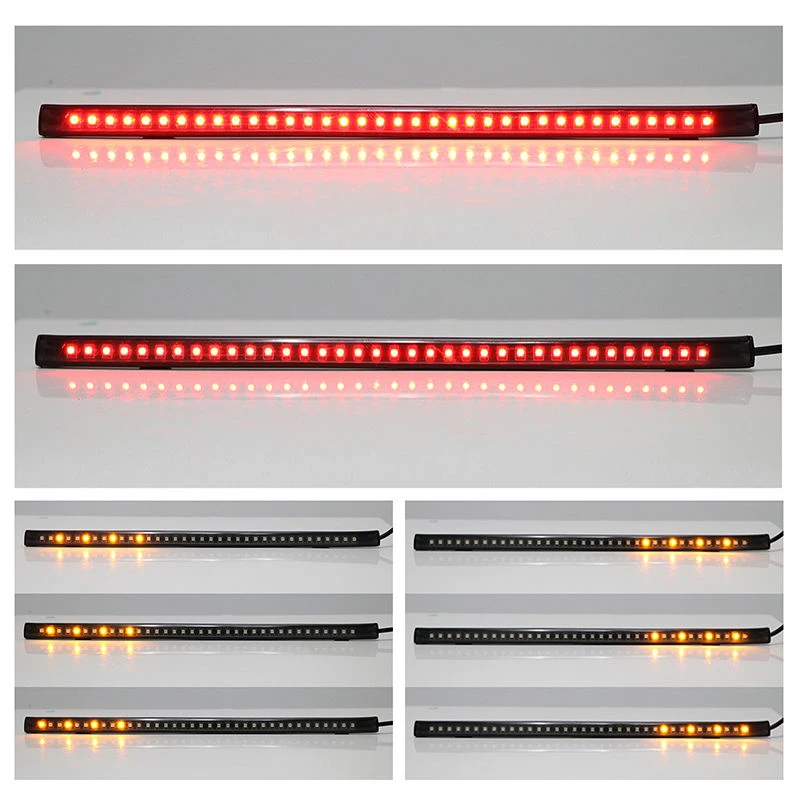 Плавный поворотный сигнал автомобиля светильник вая полоса номерного знака 3258
