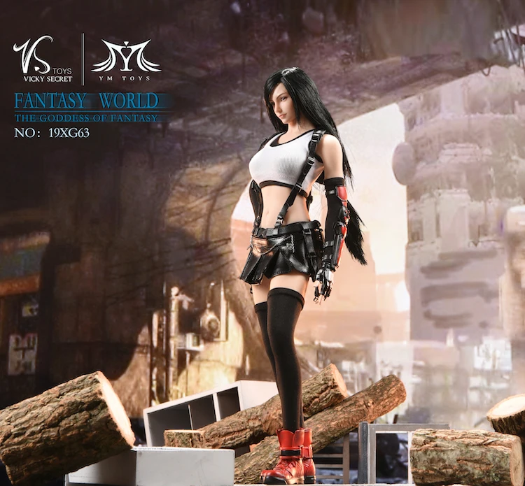 Экшн фигурки VS Toys 19XG63 богиня фантазии Tifa 3 0 с 2 головами 1/6|1/6 figure|figure 1/6soldier figure |