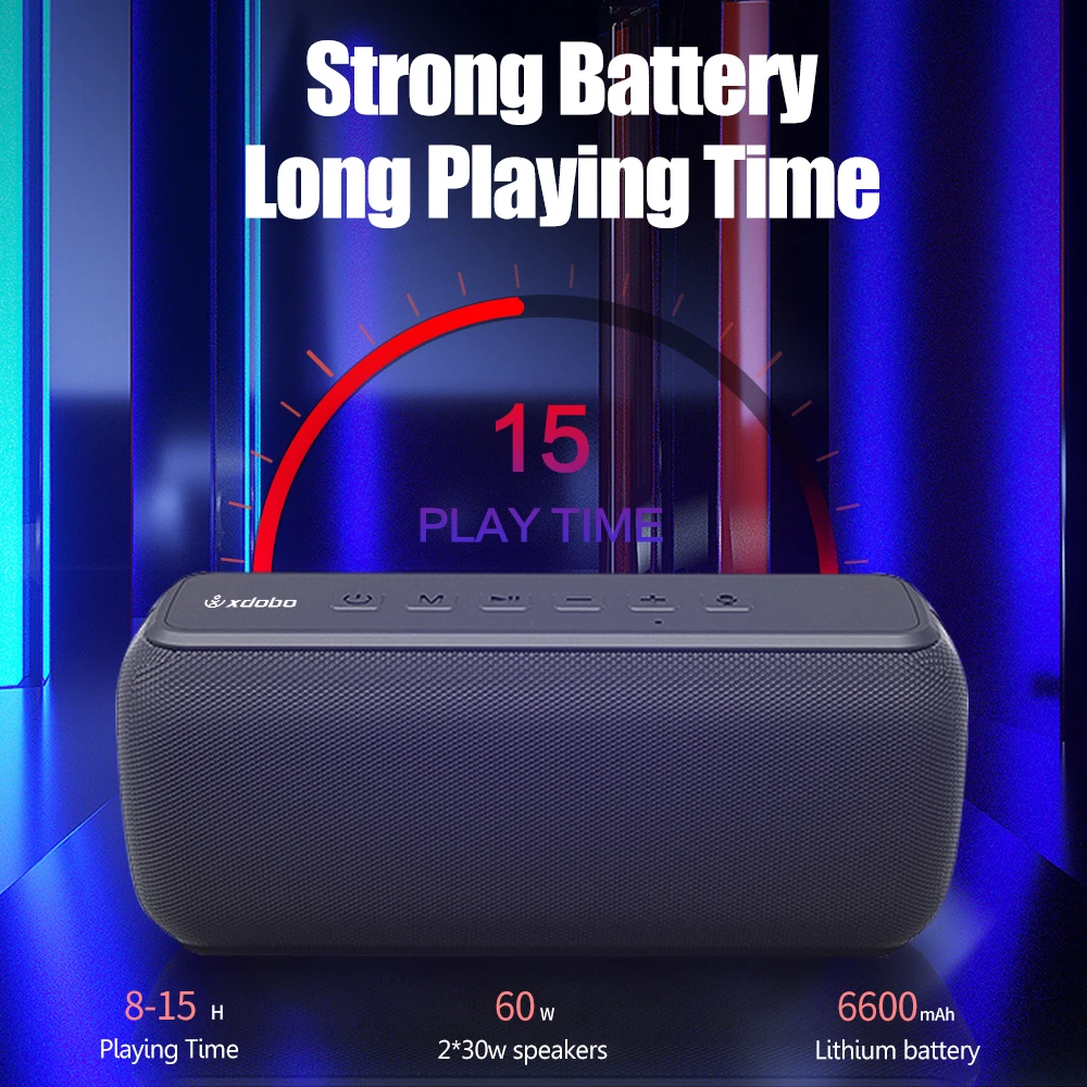 YOUXIU IPX5 Waterproof Portable Speaker 3D Deep Bass Stereo Sound Soundbar 60W Audio Louspeaker enlarge