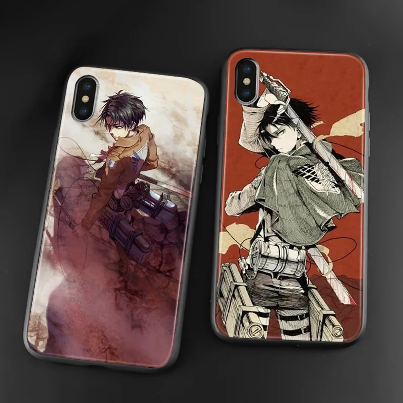 Леви Акерман для косплея по аниме атака на Титанов (для рисования iPhone 6 6s 7 8 plus X XR XS