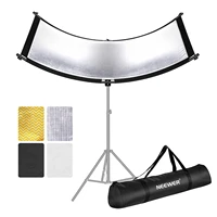neewer clamshell light reflectordiffuser for studio and photography situation with carry bag 66%c3%9724 inch arclight curved light