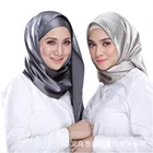 2019 Новый Малайзийский атласная шарф-снуд на голову, хиджаб исламский простой шаль на голову одежда арабский головной убор хиджаб femme musulman