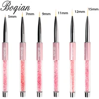 bqan liner brush 579111215mm nail brush hand draw tips drawing line painting pen tools manicure nail art brush decoration