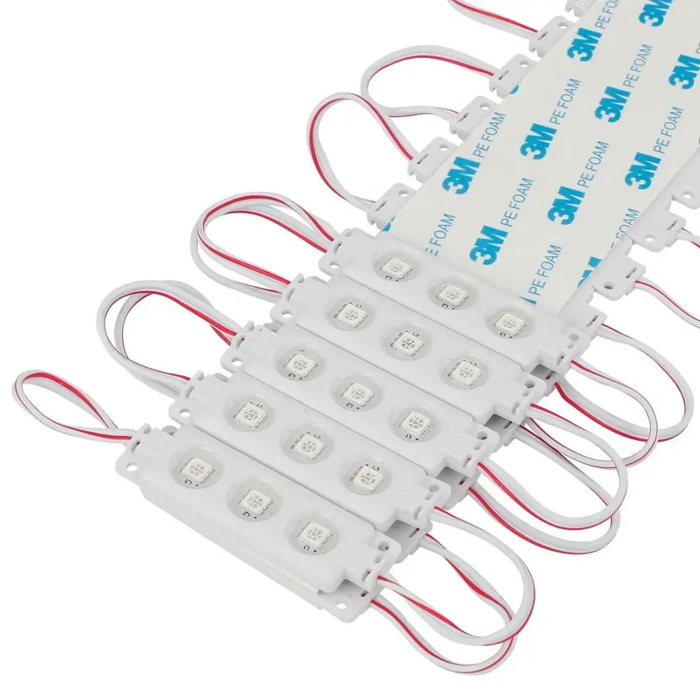 Впрыск 3 синего светодиодный одного модуля 5050 SMD 0 72 W 200 шт./упак. водонепроницаемый