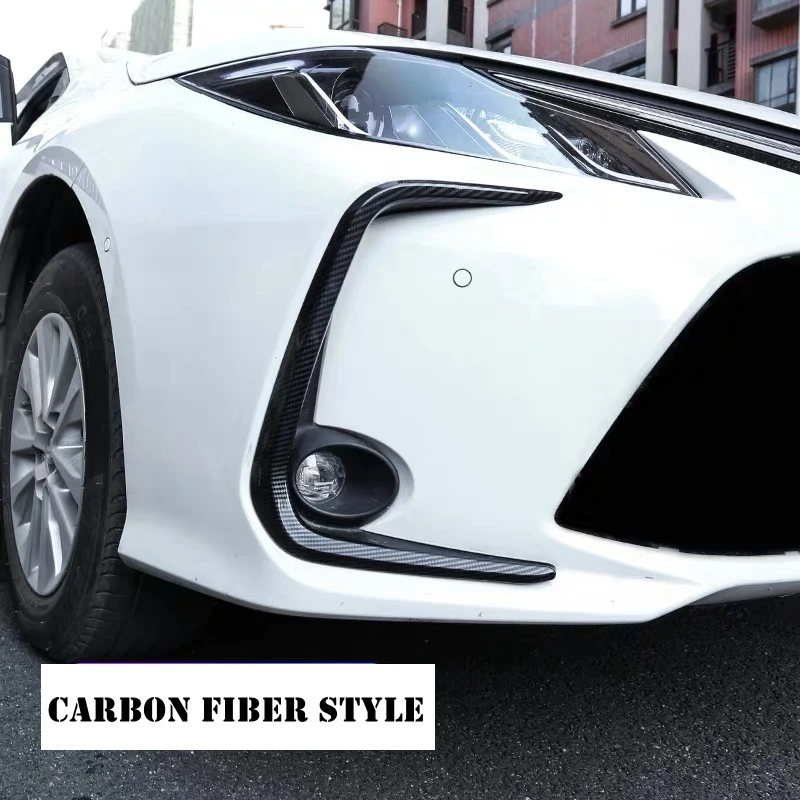 Для Toyota Corolla Автомобильная ABS Хромированная передняя противотуманная фара рамка декорация для автомобилей крышка лампы Отделка