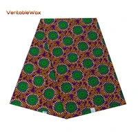 wholesale africa ankara polyester wax prints fabric veritablewax high quality 6 yards 2022 african fabric for party dress fp6250