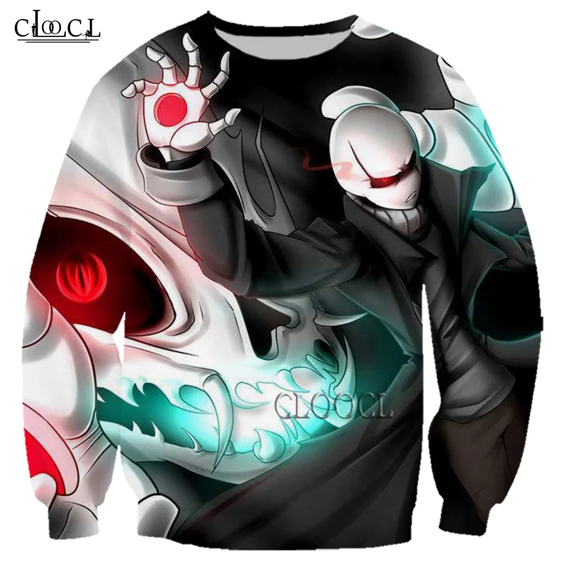 HX Newest Popular Game Undertale 3D Print Men Women Sweatshirts Fashion Hip Hop Unisex Casual Harajuku Tops Drop Shipping | Мужская
