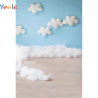 yeele baby shower birthday blue board clouds vinyl background photography backdrop studio shoots for decoration customized size