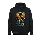 Повседневная куртка, толстовка Stalker Shadow, крутой мужской пуловер с капюшоном, Мужская Органическая хлопковая однотонная спортивная одежда