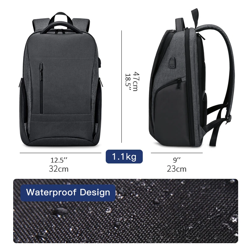 Inrnn мужские рюкзаки для ноутбука 15 6 дюймов повседневный мужской дорожный рюкзак