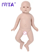 ivita wg1521 50cm 20inch 3100g realistic silicone reborn doll newborn baby unpainted unfinished soft dolls diy blank toys kit