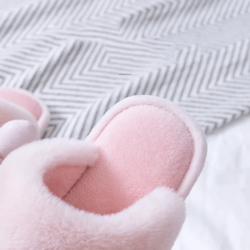 Женские плюшевые тапочки TZLDN милые модельные хлопковые с животными Нескользящие