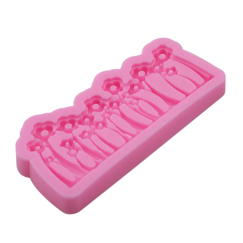 New Arrived 3D Flowers Forests Shrubs Shaped Fondant Moulds Silicone Molds Cake Sugarcraft Decorating Tools | Дом и сад