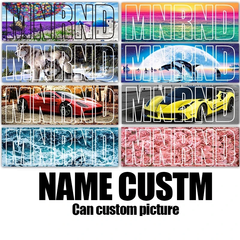 

Name Custom Diamond Painting Photo Customization Cross Stitch Cartoon Letter Embroidery kit Mosaic Picture Rhinestone Crafts