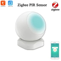 tuya zigbee smart pir motion sensor built in battery passive infrared detector security burglar alarm sensor pir motion detector