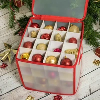 64 baubles storage box christmas xmas tree decorations organiser christmas balls storage organizer bauble toys storage divider