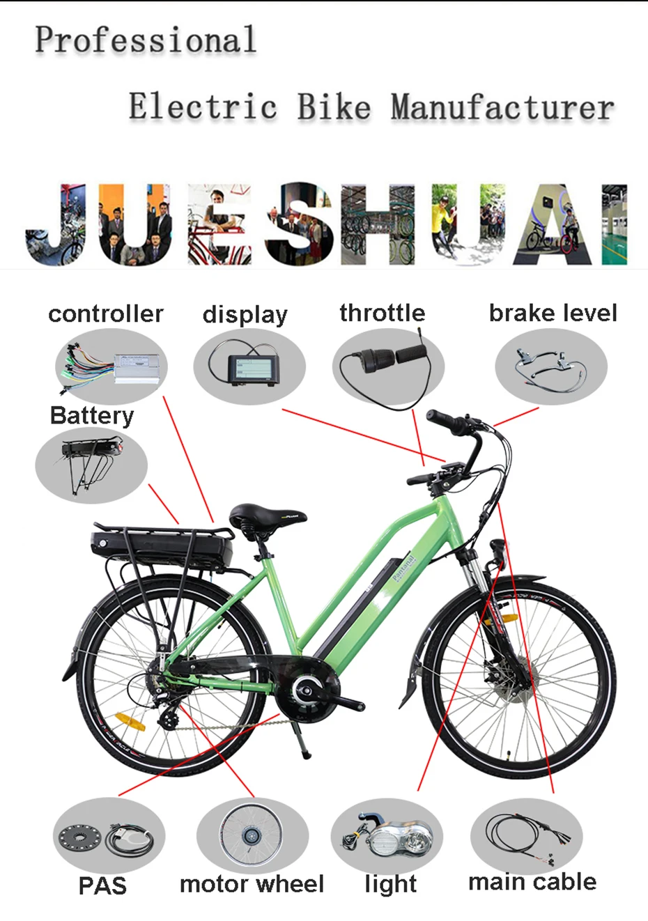 

EU No Tax EBIKE 48V 500W Electric Bike Kit Conversion Kit for 20" 24" 26" 27.5" 29" 700C Front Hub Motor Brushless Gearless