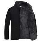 Мужской уличный теплый флисовый кардиган с бархатной подкладкой, ветрозащитный Флисовый жакет для активного отдыха, походов, рыбалки