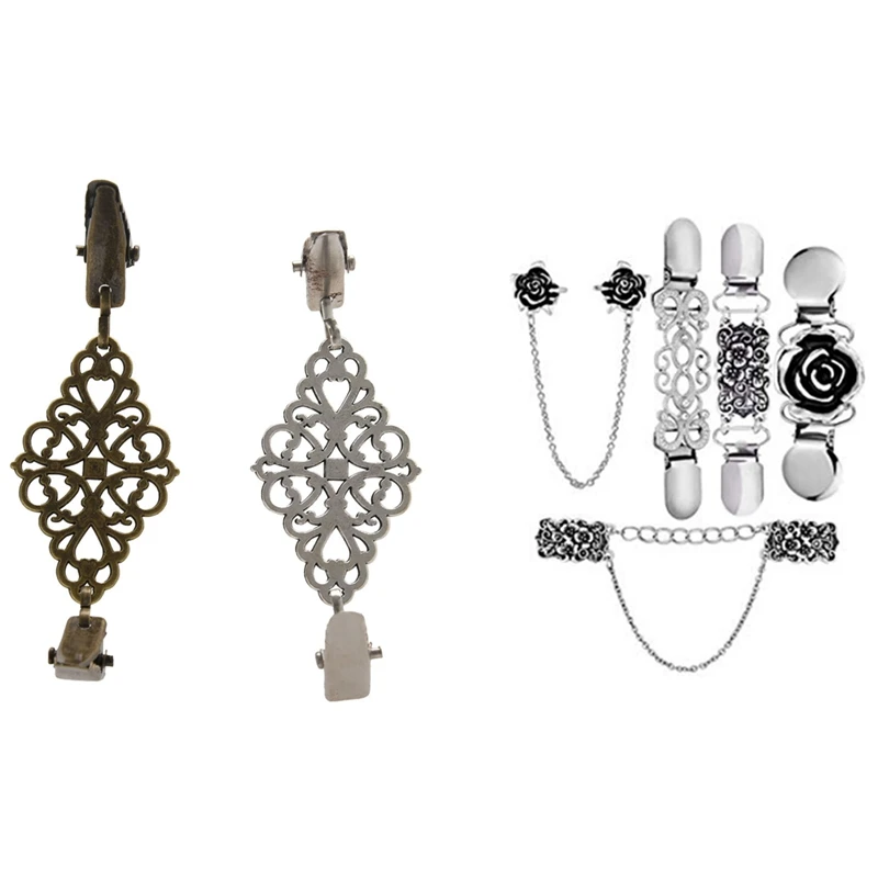 

2 шт., женские клипсы для свитера и блузки